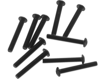 Axial AX31491 Śruba BH M2.6x18mm czarna (10) / AXIC1491