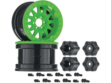 Axial AX31363 Felga 2.2 Method Beadlock IFD zielona (2) / AXIC8077