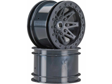Axial AX08135 Felga 2.2 41mm Rebel Wheels czarna (2) Axial AX08135 Felga 2.2 41mm Rebel Wheels czarna (2) / AXIC8135