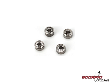 Blade 450: Łożyska z kołnierzem (4) Blade 450: Łożyska z kołnierzem (4) / BLH1607