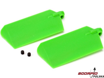 Blade 400/450: 3D płytki stabilizatora zielone / BLH1628GR