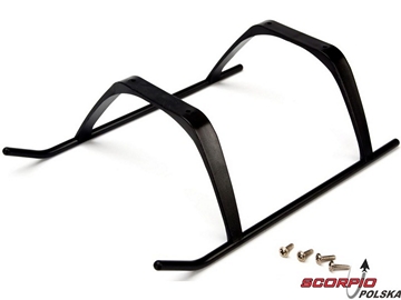 Blade 450 3D/X: Płozy podwozia. czarne / BLH1645B