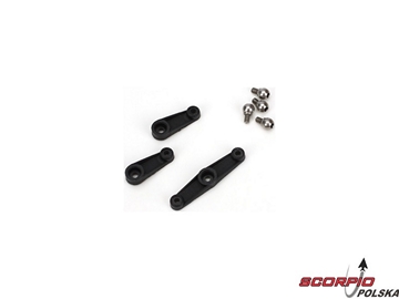 Blade 400/450: Komplet dźwigni serw Blade 400/450: Komplet dźwigni serw / BLH1676