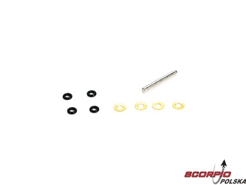 Blade 120 SR: Wał głowicy wirn. O-ring. podkł / BLH3113