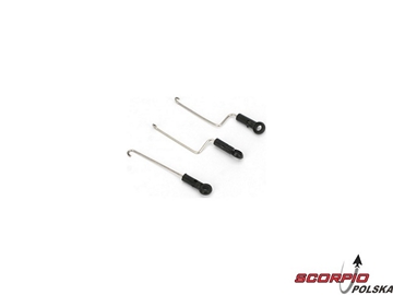 Blade mCPX: Cięgna serwa z końc kulowymi (3) / BLH3508
