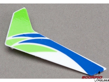 Blade mCPX: Statecznik zielony z naklejkami / BLH3520G