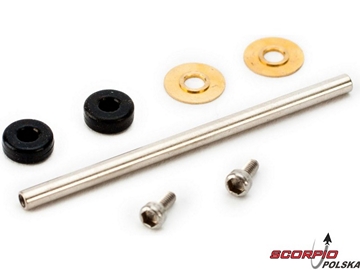 Blade 130X: Wał mocowania łopat z O-Ringami Blade 130X: Wał mocowania łopat z O-Ringami / BLH3712