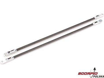 Blade 300X: Wsporniki belki ogonowej. dural / BLH4525A