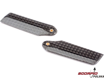 Blade 300X: Łopaty wirnika ogonowego węglowe / BLH4537C