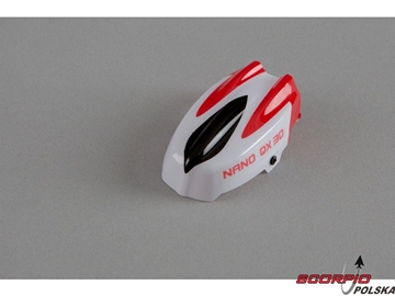 Blade Nano QX 3D: Kabina górna szara / BLH7103