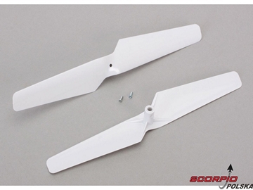 Blade 180 QX HD, mQx: Śmigło L+P białe / BLH7407