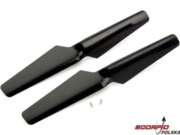 Blade mQX: Śmigło - lewe obroty. czarne (2) / BLH7521