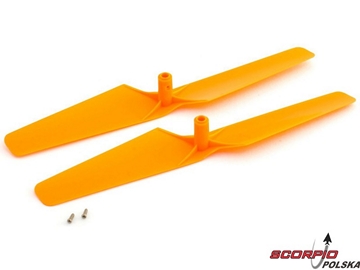 Blade mQX: Śmigło - prawe obroty. pomarańczowe (2) / BLH7524