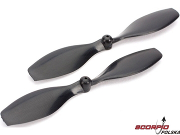 Blade Nano QX: Śmigło w kier. wsk. zeg. czarne (2) / BLH7620