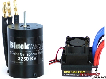 Silnik trójf. Black Magic 540 4P 3250kv, reg. 50A / BMC4P-551