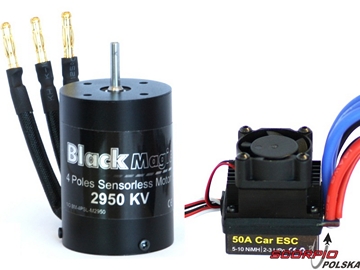 Silnik trójf. Black Magic 540 4P 2950kv, reg. 50A / BMC4P-552