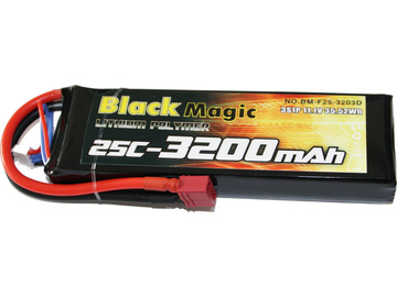 Black Magic LiPol 11.1V 3200mAh 25C Deans / BMF25-3200-3D