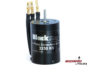 Silnik trójfazowy Black Magic 540 4P 3250kv / BMM4P-3250