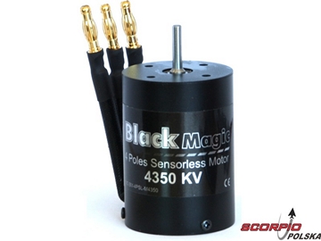 Silnik trójfazowy Black Magic 540 4P 4350kv / BMM4P-4350