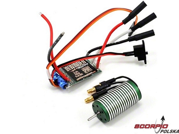 Silnik Castle 0808 4100kv z reg. Sidewinder Micro / CC-010-0050-05