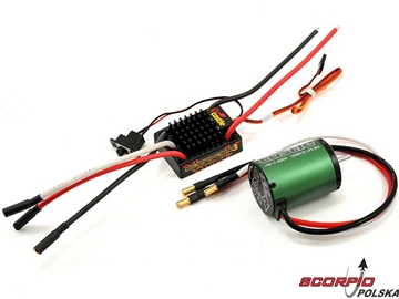 Silnik Castle 1406 4600kv z reg. Sidewinder V3 WP / CC-010-0115-01