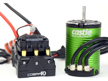 Castle silnik 1406 4600kv z czujnikiem, reg. Cobra 10 / CC-010-0174-01