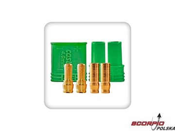 Konektor Castle 4mm (para) / CC-011-0065-00