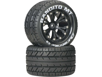 Duratrax Koło z oponą Bandito MT 2.8" 2WD tylne C2 czarne (2) / DTXC3502