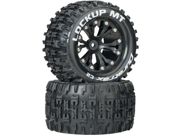 Duratrax Koło z oponą Lockup MT 2.8" 2WD tylne C2 czarne (2) / DTXC3508