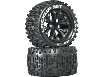 Duratrax Koło z oponą Lockup MT 2.8" 2WD 1/2" Offset czarne (2) / DTXC3510