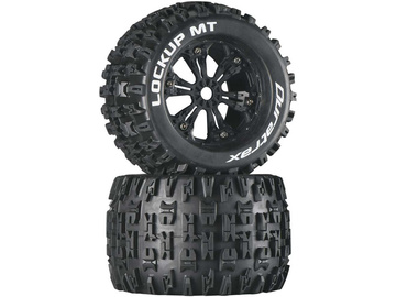 Duratrax Koło z oponą Lockup MT 3.8" czarne (2) / DTXC3578