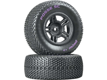Duratrax Koło z oponą Posse SC C2 tylne Slash (2) / DTXC3695