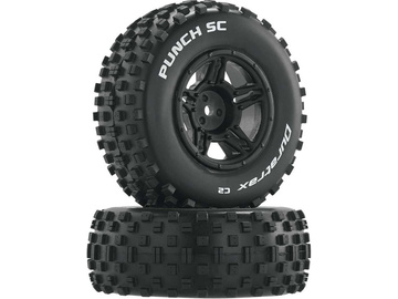Duratrax Koło z oponą Punch SC C2 Slash 4x4 Blitz P/T (2) / DTXC3705