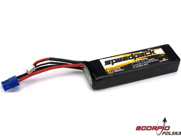 Akumulator LiPol 11.1V 1400mAh Long 30C EC3: Mini Akumulator LiPol 11.1V 1400mAh Long 30C EC3: Mini / DYN1477