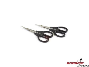 Nozyczki na lexan zagięte i proste - komplet Nozyczki na lexan zagięte i proste - komplet / DYN2517