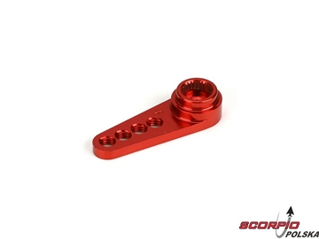 Dźwignia serwa CNC 1/2 - Futaba (czerwona) / DYN2532