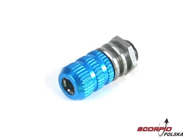 Aluminiowe łoże anteny - niebieski / DYN8800