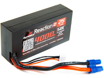 Dynamite LiPol Reaction2 7.4V 4000mAh 50C 96mm EC3 Dynamite LiPol Reaction2 7.4V 4000mAh 50C 96mm EC3 / DYNB402596H3