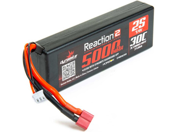 Dynamite LiPol Reaction2 7.4V 5000mAh 30C Deans Dynamite LiPol Reaction2 7.4V 5000mAh 30C Deans / DYNB5023HD