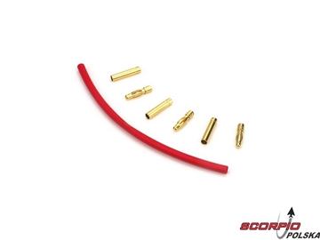 Złącze Gold 4mm komplet (3) / DYNC0050