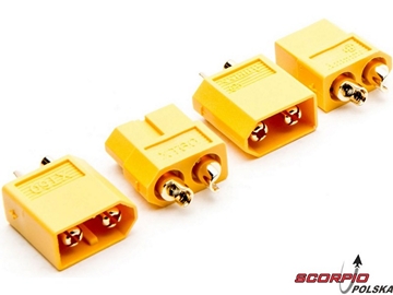XT-60 konektor 3.5mm męski + żeński (2) / DYNC0140
