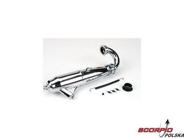 1/8 053 Mid-Range Inline Exhaust System: Polished / DYNP5002