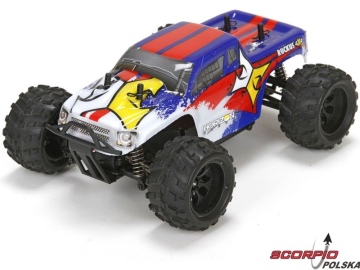 ECX Ruckus Monster Truck 1:24 4WD RTR niebieski ECX Ruckus Monster Truck 1:24 4WD RTR niebieski / ECX00013T2