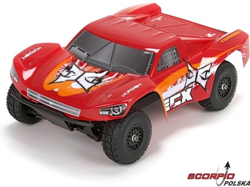 ECX Torment Short Course 4WD 1:18 RTR czerwony ECX Torment Short Course 4WD 1:18 RTR czerwony / ECX01001IT2