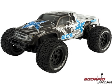 Ruckus 1:10 2WD Monster Truck Czarny RTR Ruckus 1:10 2WD Monster Truck Czarny RTR / ECX03002I