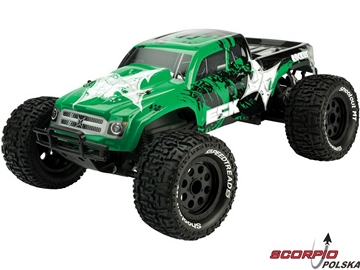 Ruckus 1:10 2WD Monster Truck Zielony RTR Ruckus 1:10 2WD Monster Truck Zielony RTR / ECX03003I