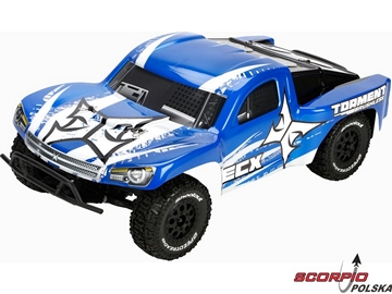 ECX Torment Short Course BL 1:10 RTR niebieski / ECX03008IC