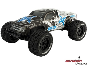 ECX Ruckus 2WD Monster Truck V3 1:10 RTR niebieski ECX Ruckus 2WD Monster Truck V3 1:10 RTR niebieski / ECX03022I