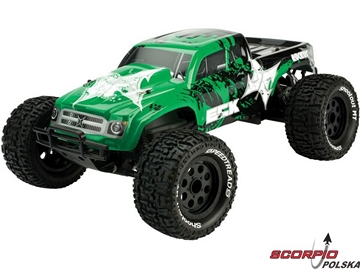 ECX Ruckus 2WD Monster Truck V3 1:10 RTR zielony / ECX03023I