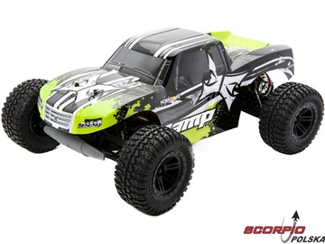 ECX AMP Monster Truck 1:10 2WD RTR czarno/zielony ECX AMP Monster Truck 1:10 2WD RTR czarno/zielony / ECX03028IT2